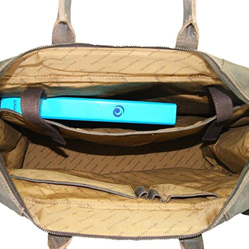 Grand cartable en cuir souple Van Gogh