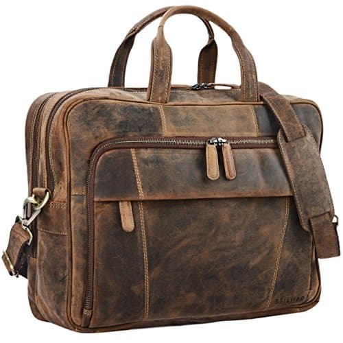 Sac cartable Stilord avec compartiment ordinateur et bandouilère