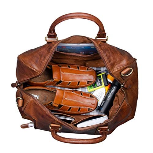 Sac de voyage en cuir esprit Vintage Stilord