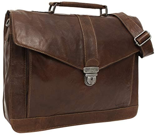 Sacoche vélo en cuir rétro et rustique