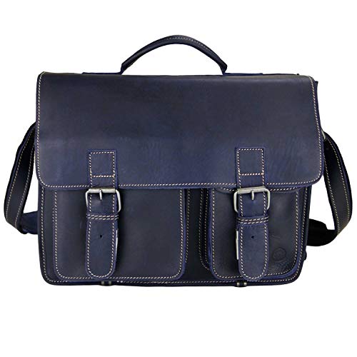 Cartable en cuir navy Original Greenburry pour enseignant