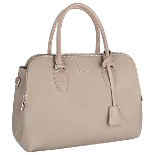 Cartable fourre-tout pour femme en cuir PU beige David Jones