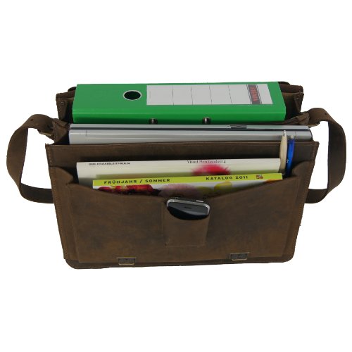 Bel espace bien organisé avec ce cartable en cuir Vintage à 2 soufflets, cartable spacieux pour enseignants, grand cartable avec bandoulière Vintage amovible. Originale, la pochette I phone !