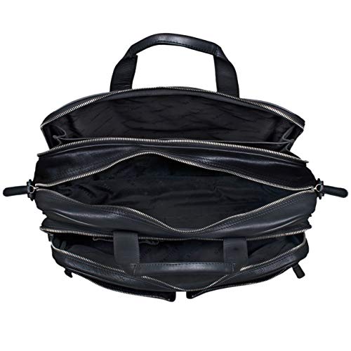 Espace intérieur d'un sac cartable en cuir XL