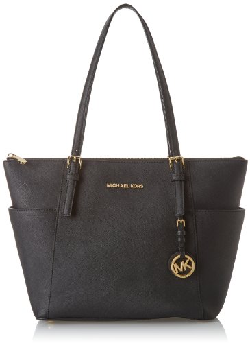 Cartable cabas luxe en cuir noir pour femme Michael Kors