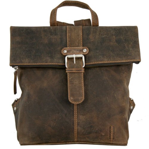 Mini sac à dos homme cuir Vintage marron Greenland