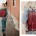 cartable en cuir rouge pour femme