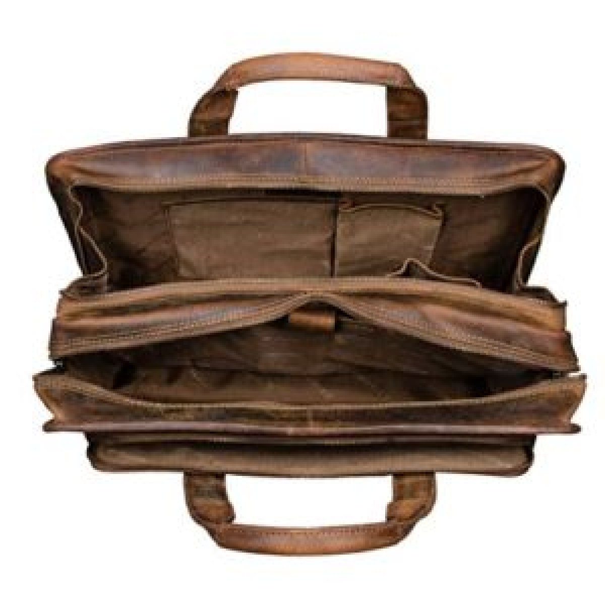 STILORD 'Jack' Serviette en Cuir pour PC 13,3 Pouces Sac d'affaires Vintage pour Bureau Business Travail Sac Bandoulière 