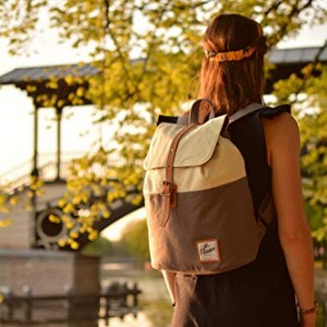 sac cuir et toile femme