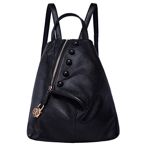 Sac à dos en cuir noir féminin et original Boyatu