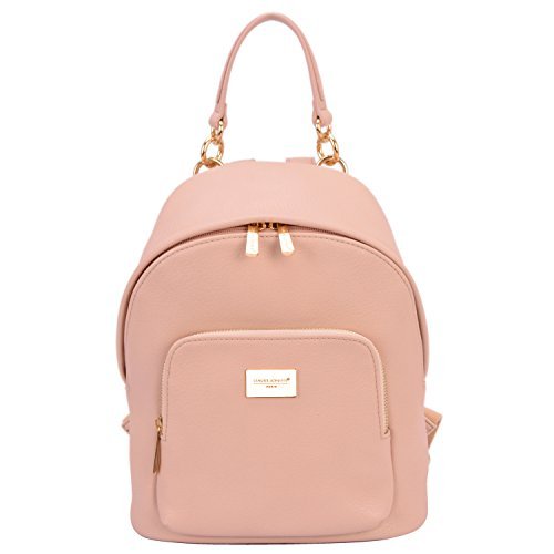 sac à dos back pack en cuir rose pour femme