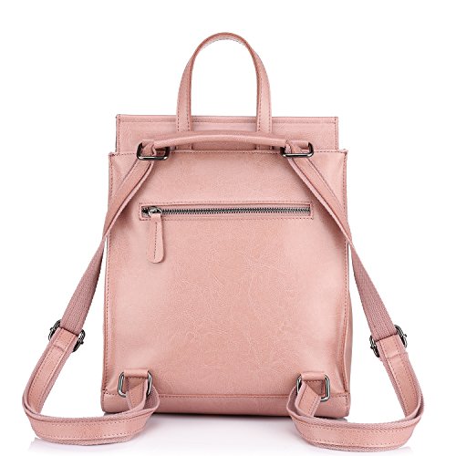 Sac à dos en cuir Rose pour femme style urbain