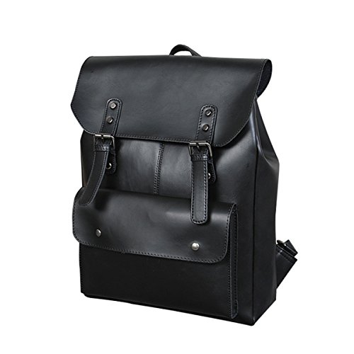 Sac à dos homme en cuir PU noir petit prix pour ordinateur