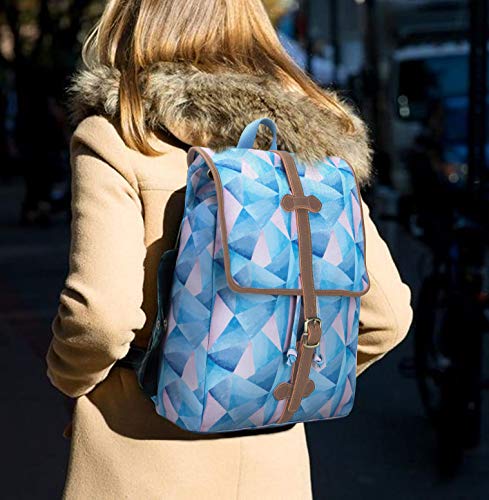 Sac à dos orginal en cuir et toile avec compartiment laptop Evervanz