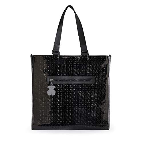 Sac cartable tote Tous en cuir synthétique noir