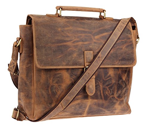 Sac Cartable vintage Greenburry avec compartiment laptop, 40 cm