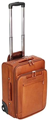 Valise pilote Cortez en cuir Cognac