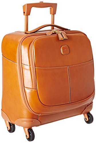 La valise pilote en cuir jaune cognac Bric’s life.