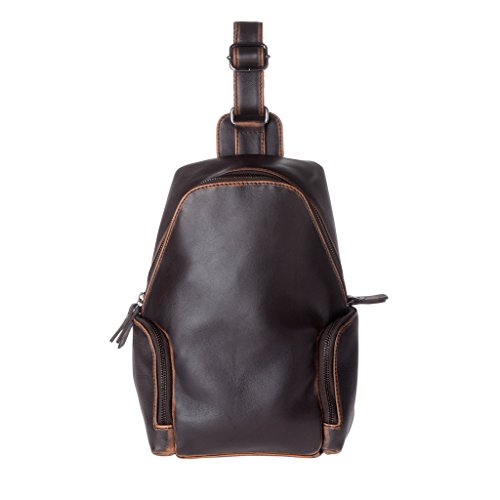 Sac à dos en cuir bretelle unique de chez Dudu homme Sac à dos en cuir bretelle unique de chez Dudu