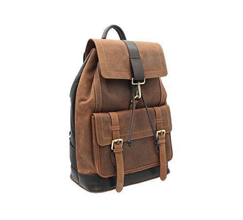 Sac à dos homme cuir Très beau et robuste sac à dos. % cuir de vachette pleine fleur souple de vache. Très beau design à l'ancienne, avec deux poches sur les cotés.5/5(1).