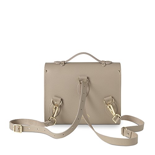Petit cartable cuir adulte bleu gris bretelles Cambridge Satchel backpack Petit cartable cuir adulte bleu gris avec bretelles, Cambridge Satchel