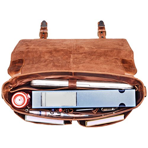 stilord un soufflet georg compartiment ordinateur vue arrière Le cartable Georg offre un espace bien organisé, avec une capacité de 15 litres, pour organiser tous vos livres et cahiers de cours.